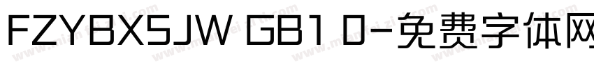 FZYBXSJW GB1 0字体转换